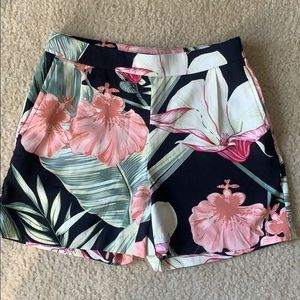 Tropical Floral Shorts